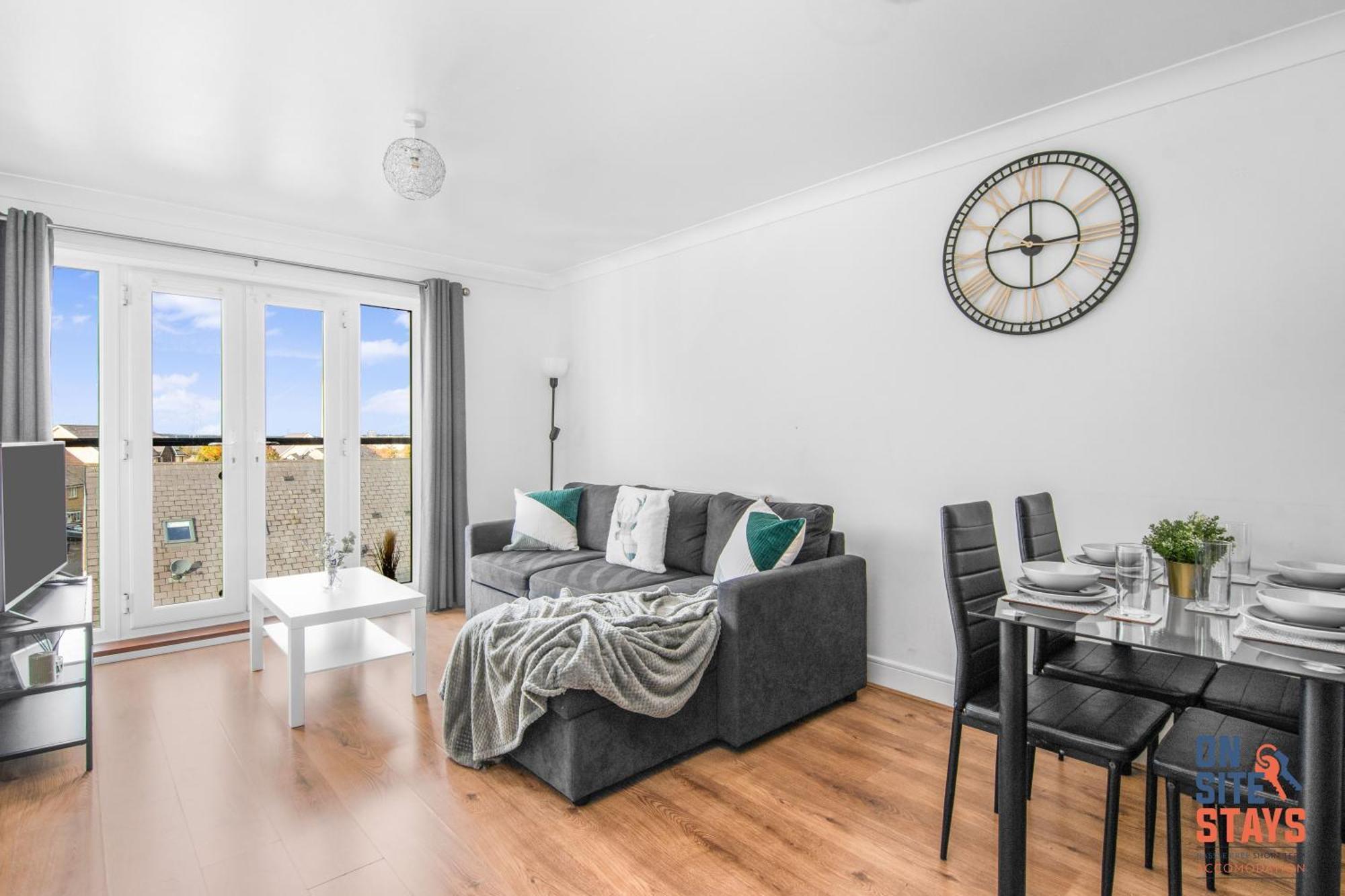 Onsitestays - Cosy 2-Bedroom Apartment With Free Parking, Wi-Fi & London Links Northfleet Luaran gambar